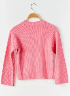 Pull Only Rose Manches Longues