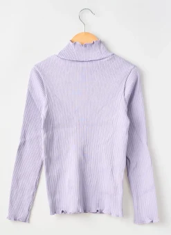 Pull Petit Bateau Violet Manches Longues