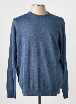Pull Petrol Industries Bleu Manches Longues