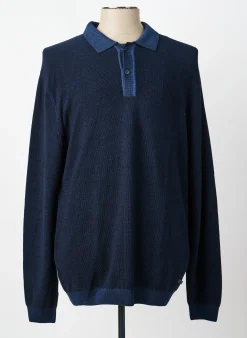 Pull Pierre Cardin Bleu Manches Longues