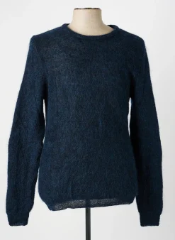Pull Pierre Talamon Bleu Manches Longues
