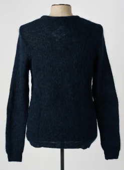 Pull Pierre Talamon Bleu Manches Longues