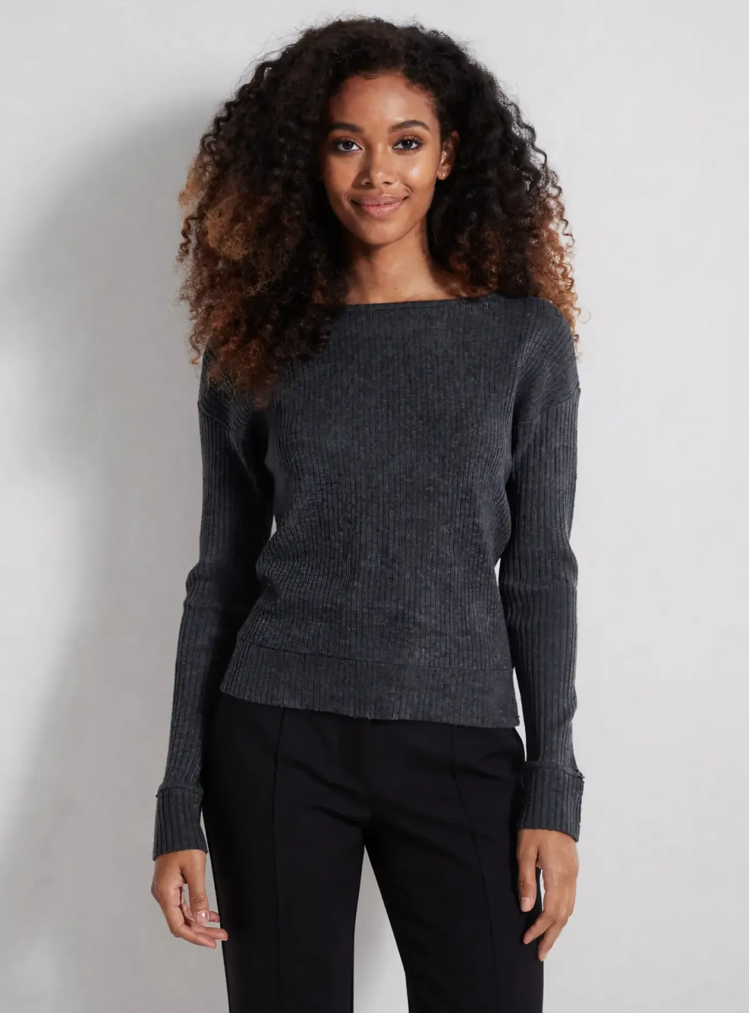 Pull Pretty Little Thing Gris Manches Longues