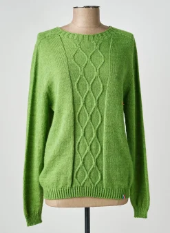 Pull Pull & Maille Vert Manches Longues