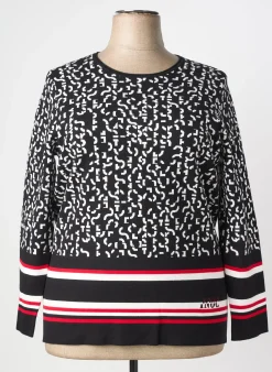 Pull Rabe Noir Manches Longues