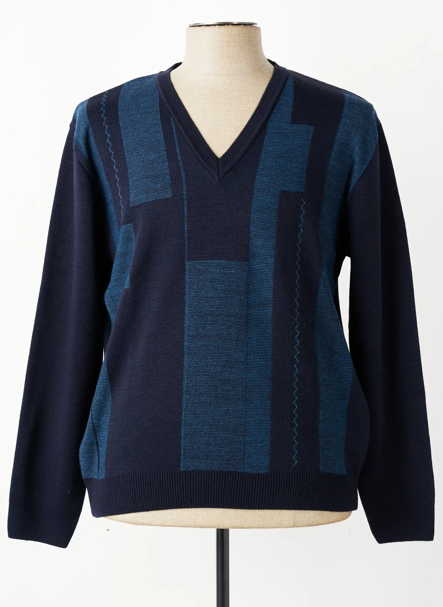 Pull Rhodamel Bleu Manches Longues