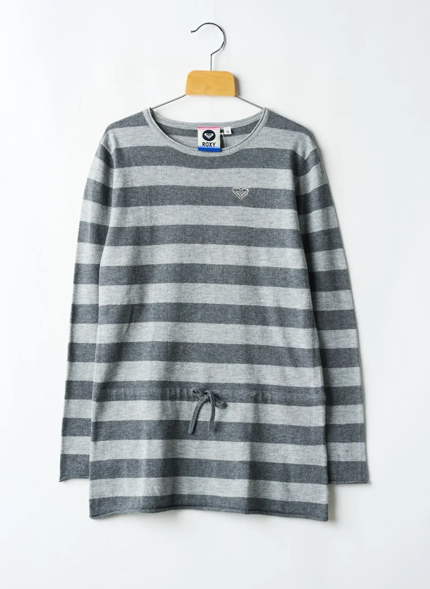 Pull Roxy Gris Manches Longues