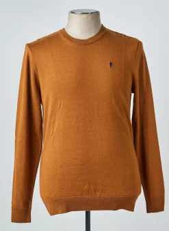 Pull Ruckfield Marron Manches Longues