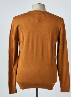 Pull Ruckfield Marron Manches Longues