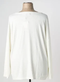 Pull Sheego Beige Manches Longues