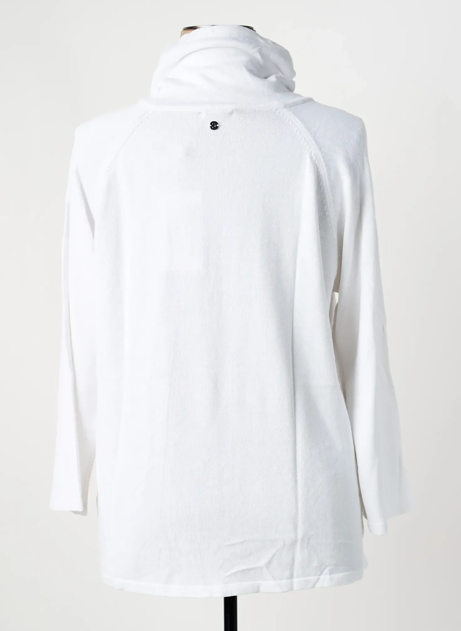 Pull Sheego Blanc Manches Longues