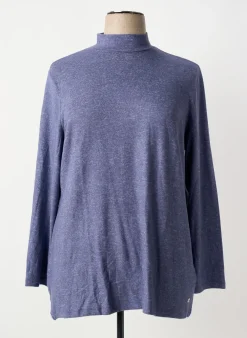 Pull Sheego Bleu Manches Longues