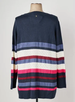Pull Sheego Bleu Manches Longues
