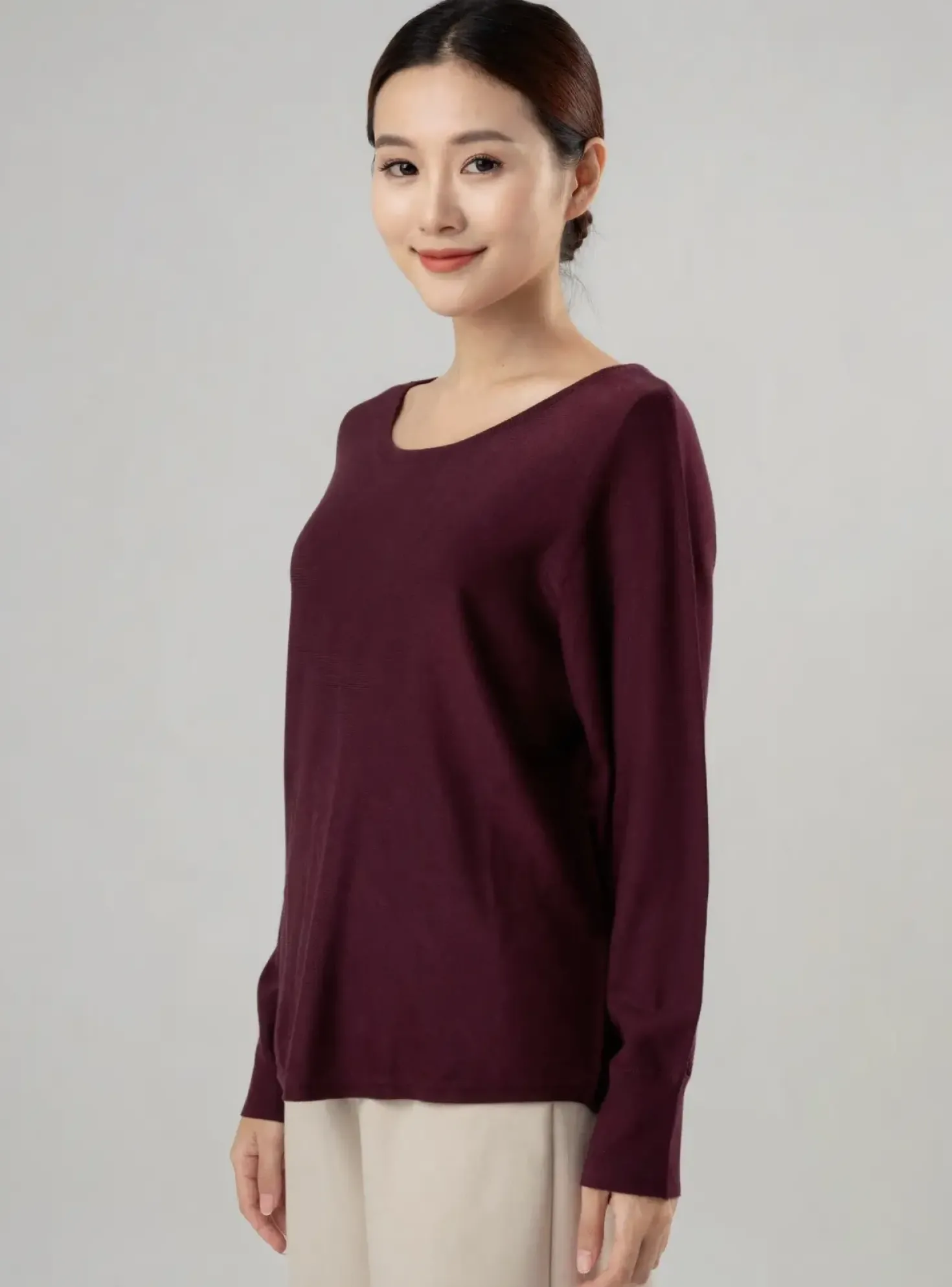 Pull Soyaconcept Violet Manches Longues