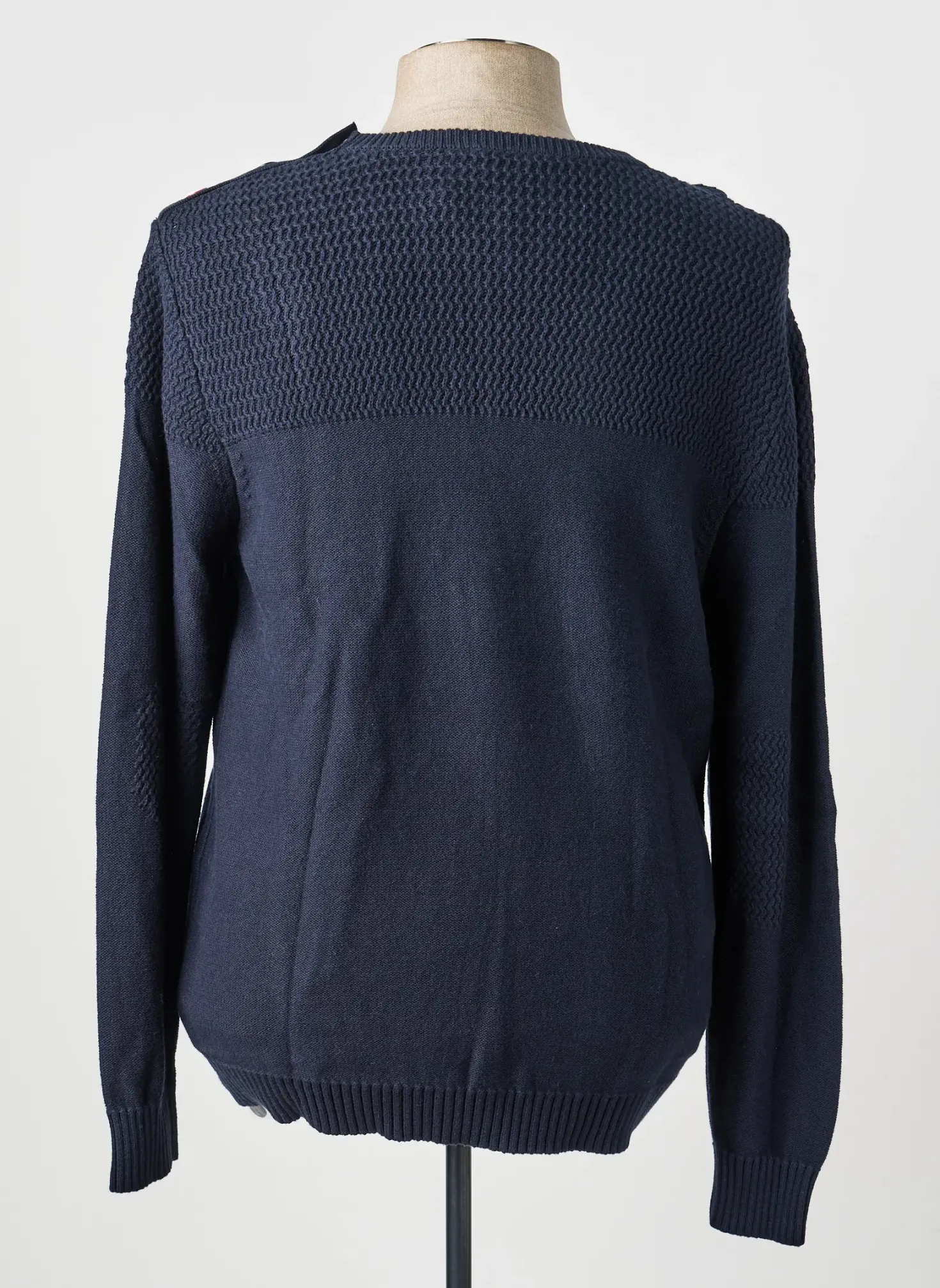 Pull Tbs Bleu Manches Longues