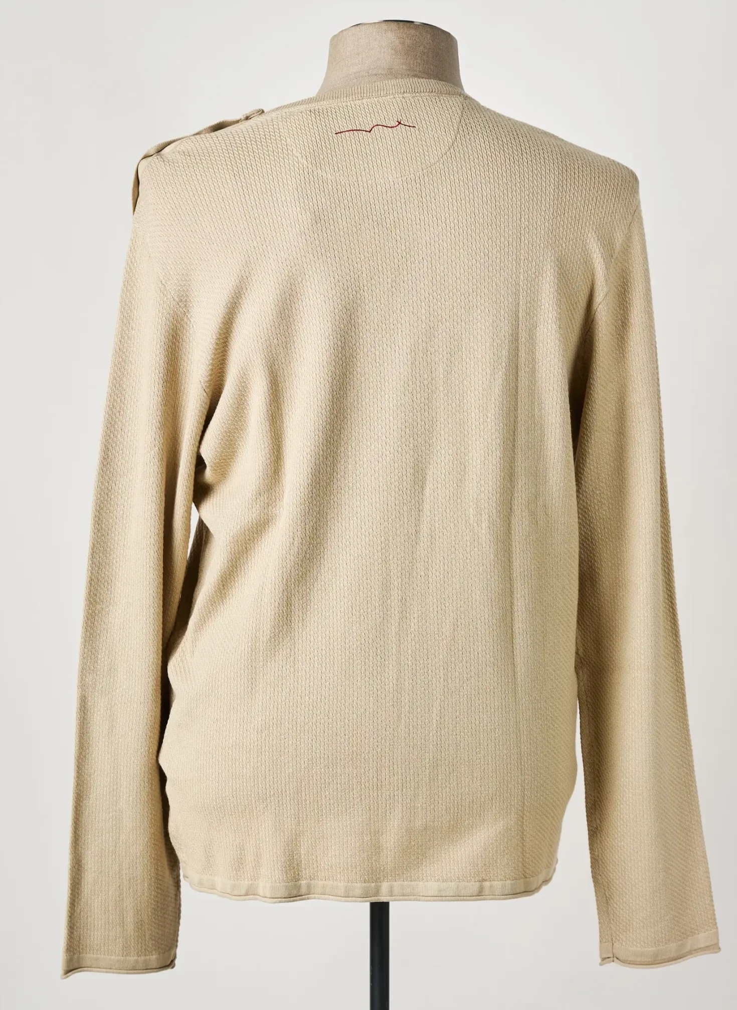 Pull Teddy Smith Beige Manches Longues