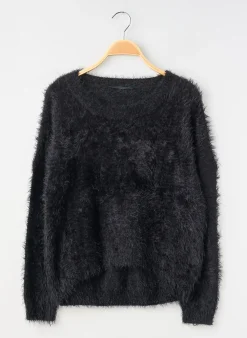 Pull Teddy Smith Noir Manches Longues