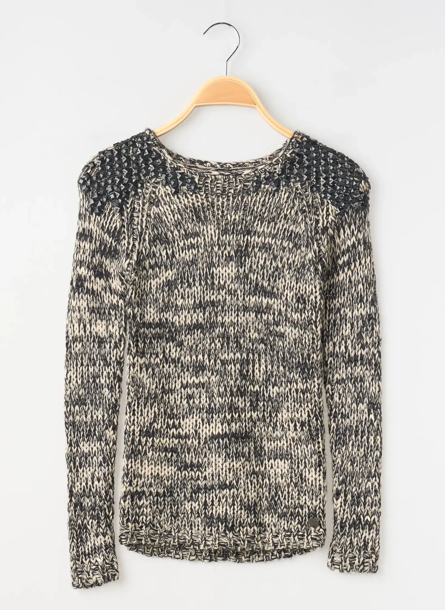 Pull Teddy Smith Noir Manches Longues