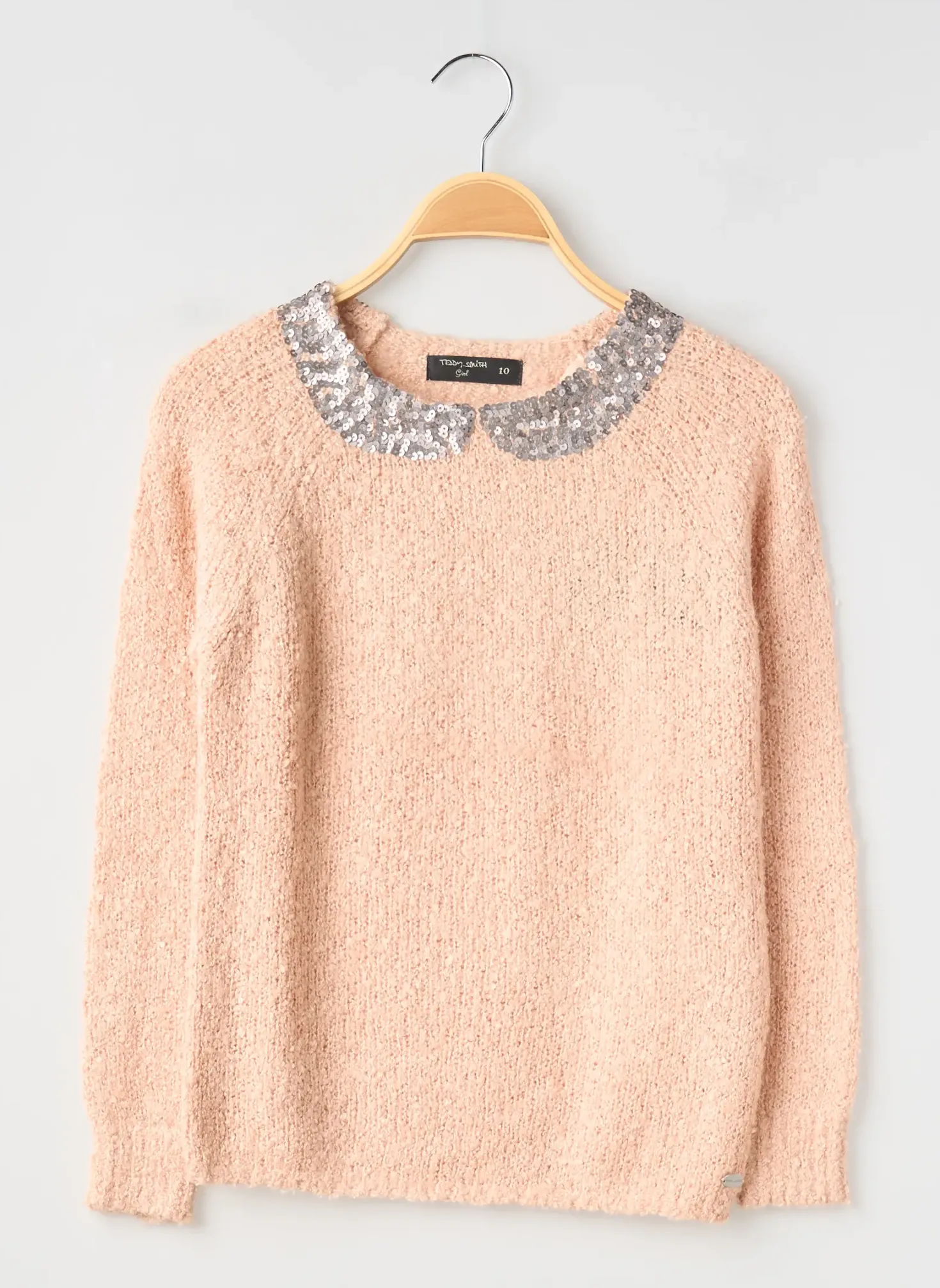 Pull Teddy Smith Rose Manches Longues