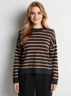 Pull Teoh & Lea Gris Manches Longues