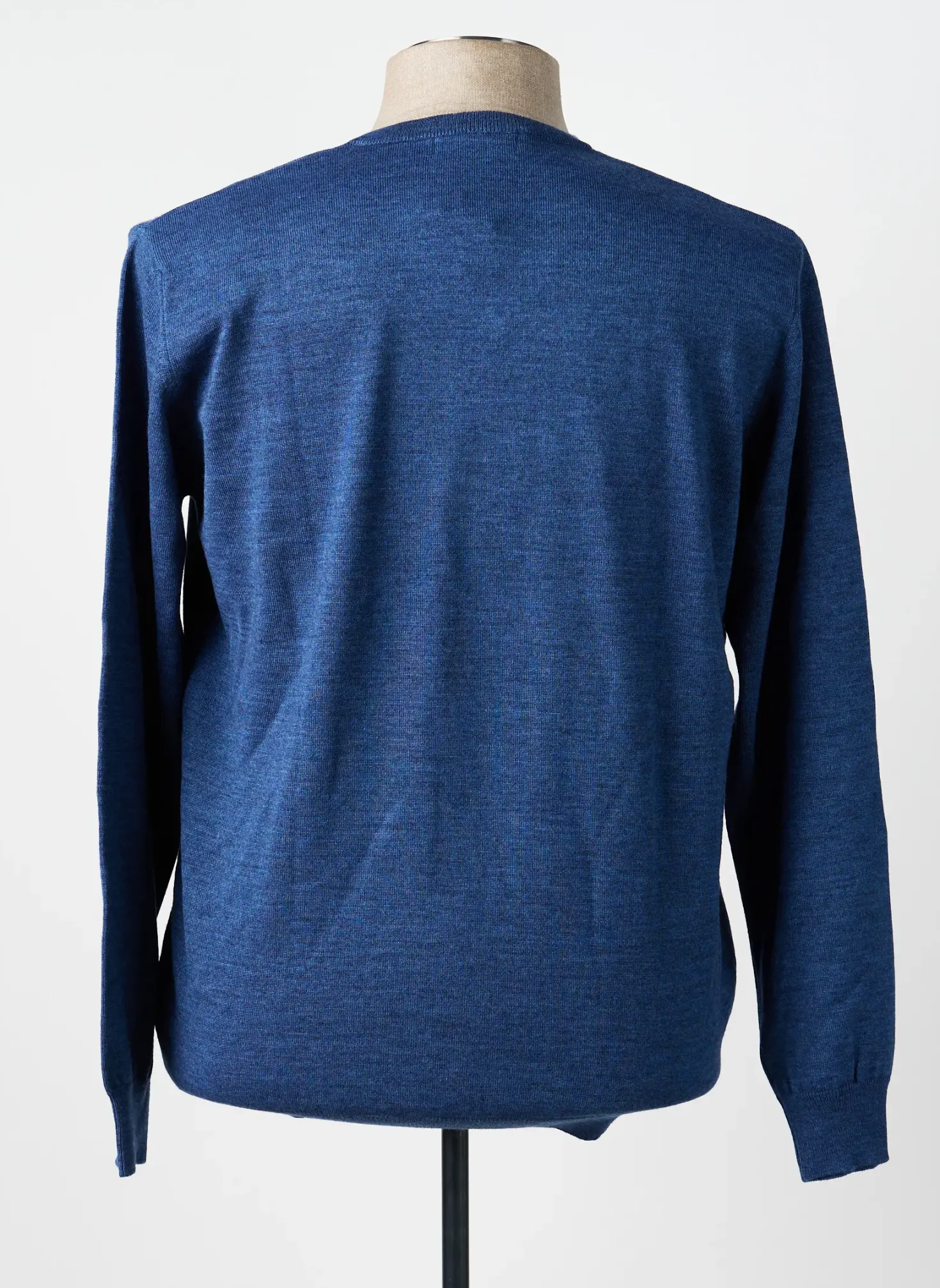 Pull Territoire D'homme Bleu Manches Longues