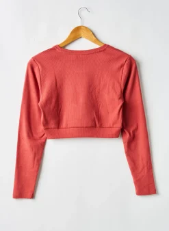 Pull Tiffosi Rouge Manches Longues