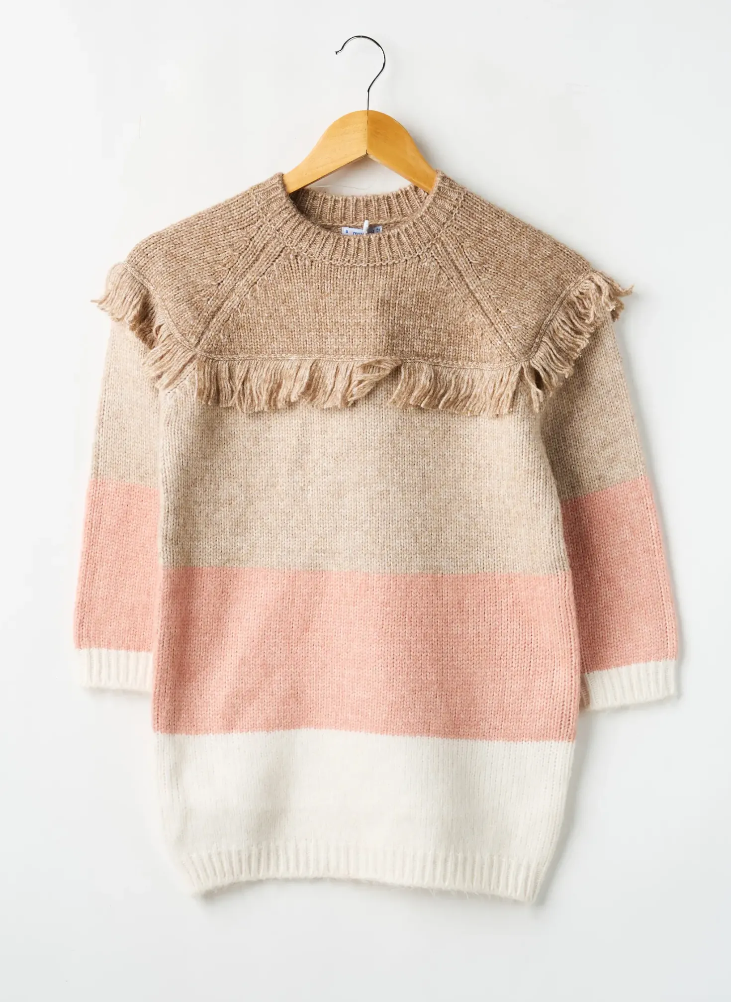 Pull Tunique Mayoral Marron Manches Longues