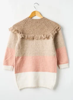 Pull Tunique Mayoral Marron Manches Longues