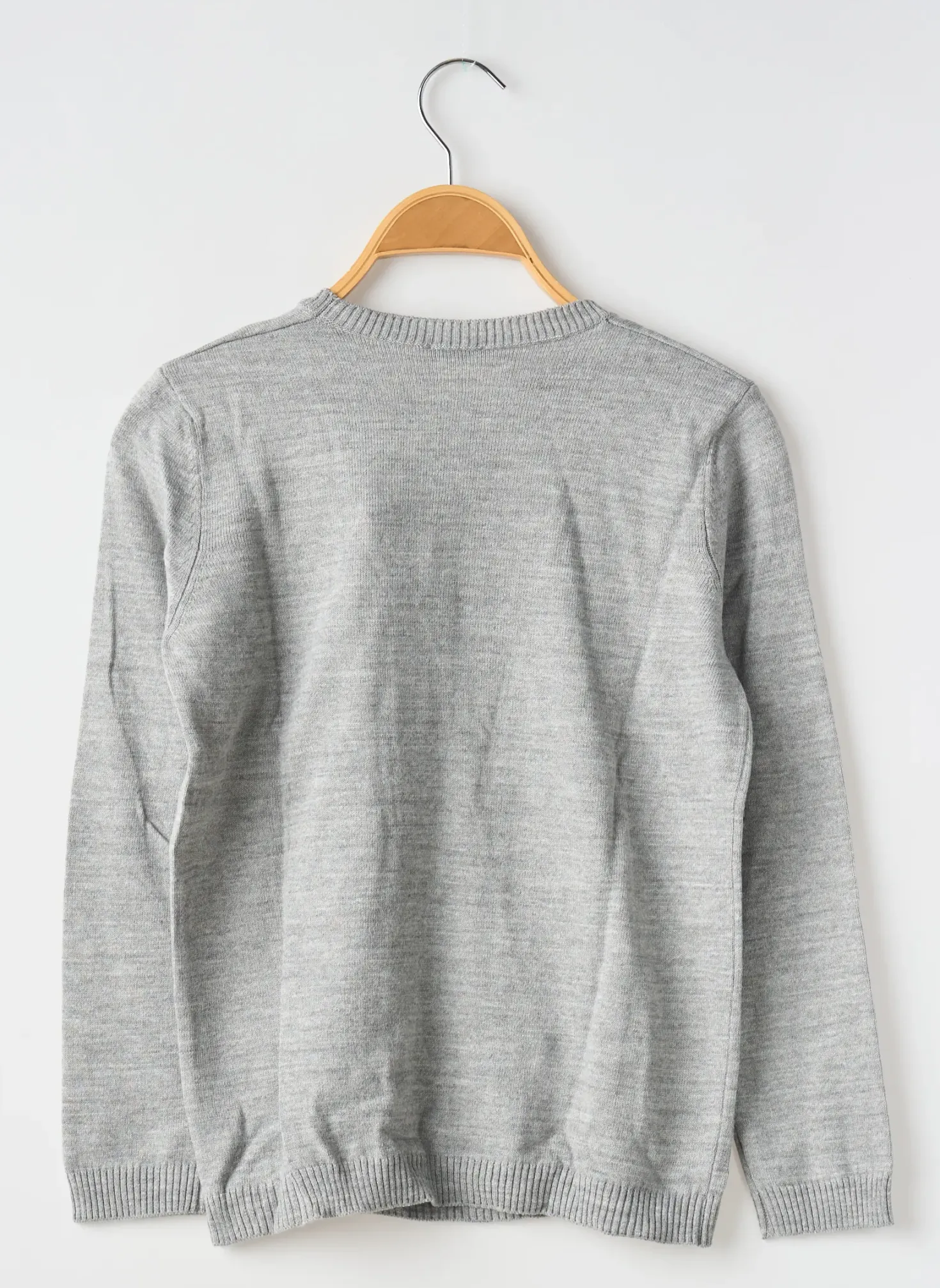 Pull United Colors Of Benetton Gris Manches Longues