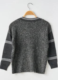 Pull United Colors Of Benetton Gris Manches Longues