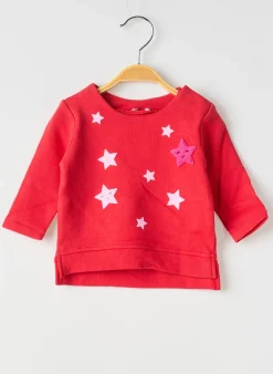 Pull United Colors Of Benetton Rouge Manches Longues
