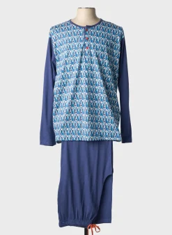 Pyjama Christian Cane Bleu
