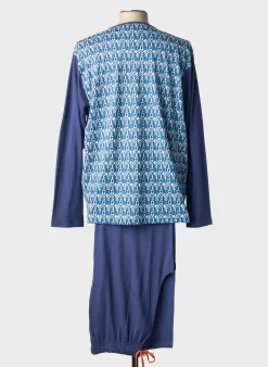 Pyjama Christian Cane Bleu