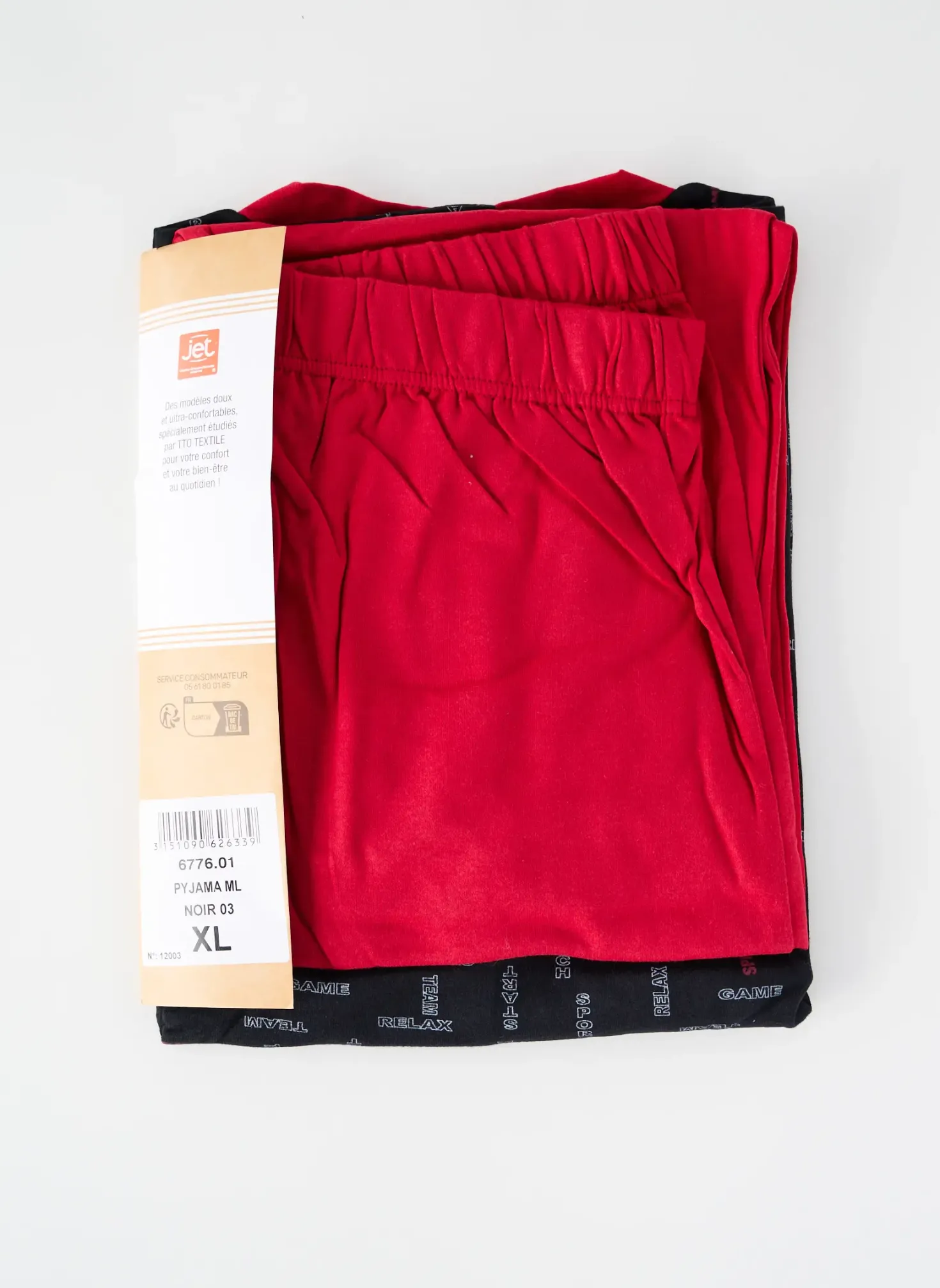 Pyjama Jet Rouge