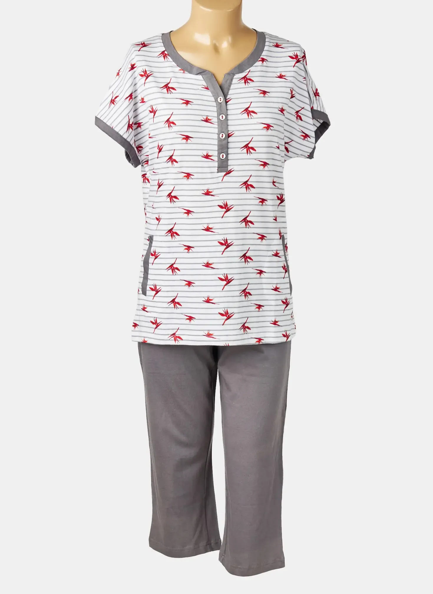 Pyjama Pastunette Gris