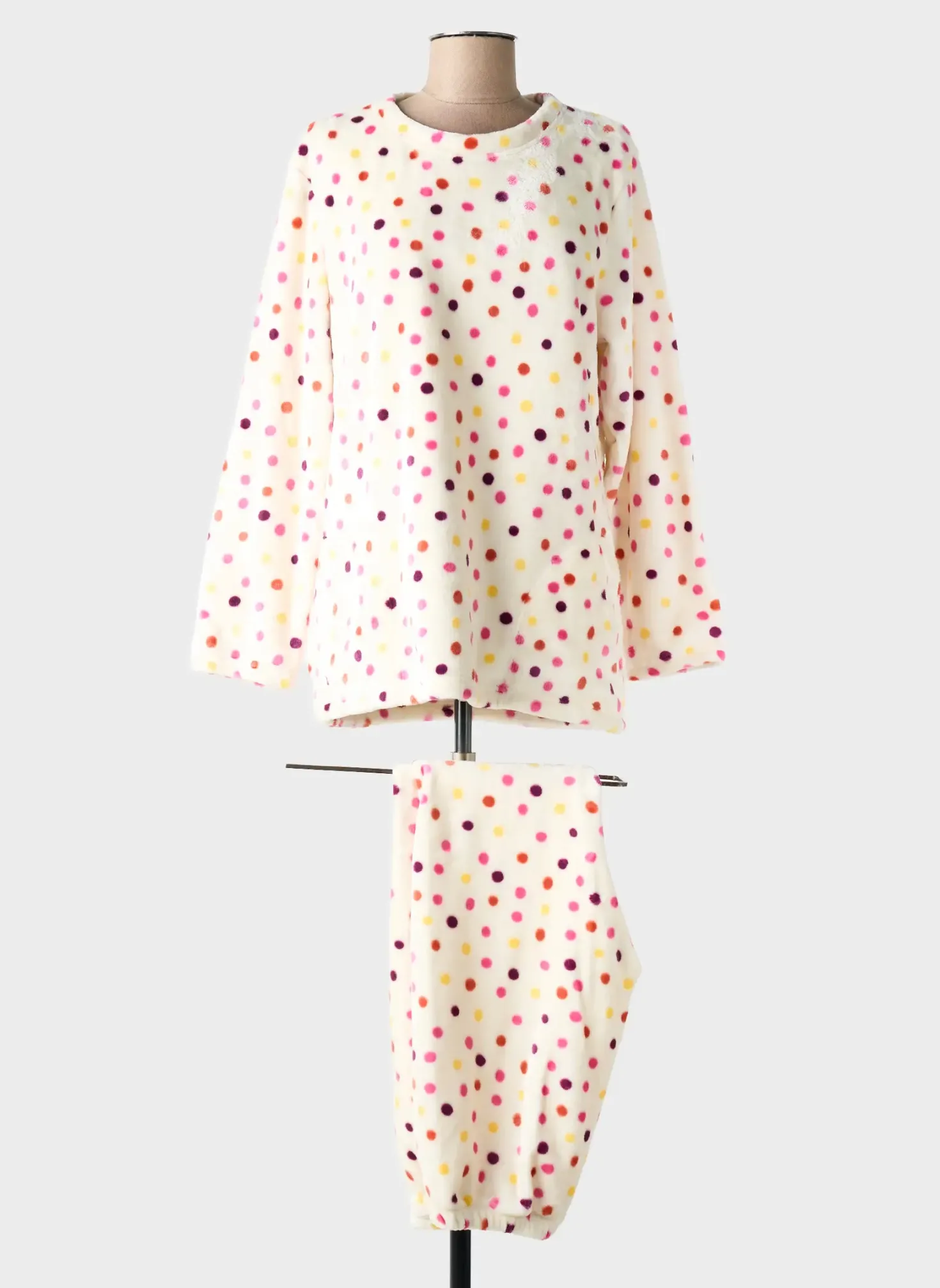 Pyjama Rose Pomme Beige