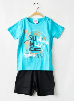 Pyjama Rose Pomme Bleu