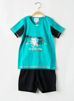 Pyjama Rose Pomme Bleu