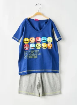Pyjama Rose Pomme Bleu