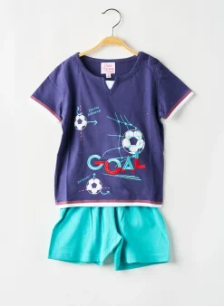 Pyjama Rose Pomme Bleu