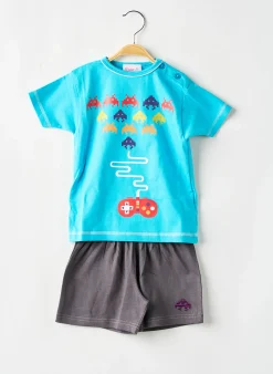 Pyjama Rose Pomme Bleu