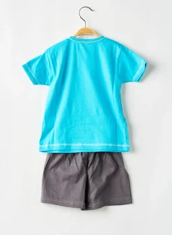 Pyjama Rose Pomme Bleu
