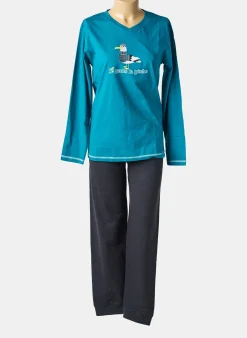 Pyjama Rose Pomme Bleu