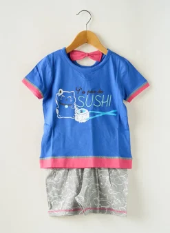Pyjama Rose Pomme Bleu