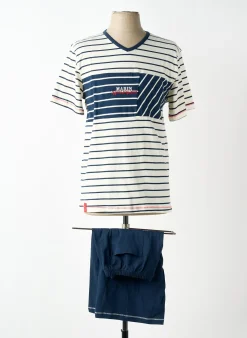 Pyjama Rose Pomme Bleu