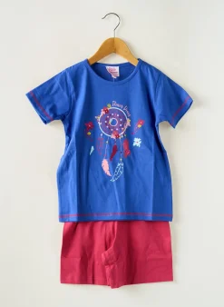 Pyjama Rose Pomme Bleu