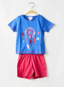 Pyjama Rose Pomme Bleu