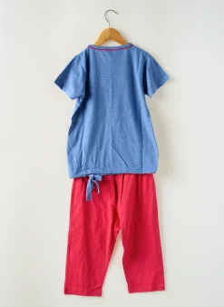 Pyjama Rose Pomme Bleu
