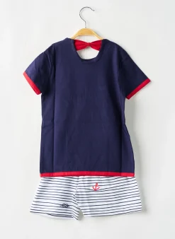 Pyjama Rose Pomme Bleu