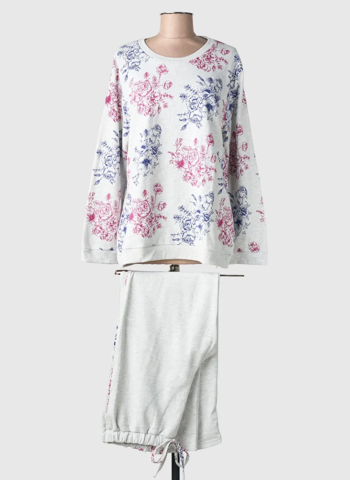 Pyjama Rose Pomme Gris